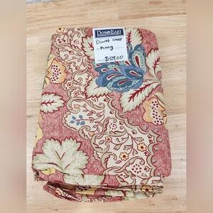 POTTERY BARN Florentine King Duvet Cottagecore Floral 100% Cotton NOS